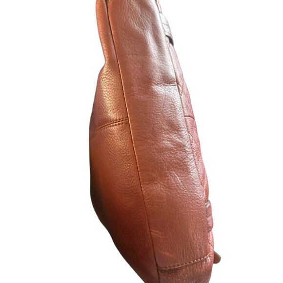 SOLD-B. Makowsky Leather Shoulder Satchel Tassel Zipper Great Conditional-SOLD - Picture 5 of 14